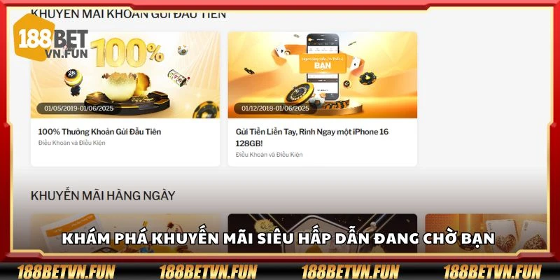 Khám phá khuyến mãi siêu hấp dẫn đang chờ bạn 